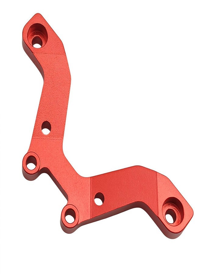Ruivexi Aluminum Front Shock Tower Damper Plate Upgrade Part for Arrma 1/18 Typhon GROM MEGA 380 Brushed 4X4 Buggy, Replaces ARA2106 (Red) - Image 4